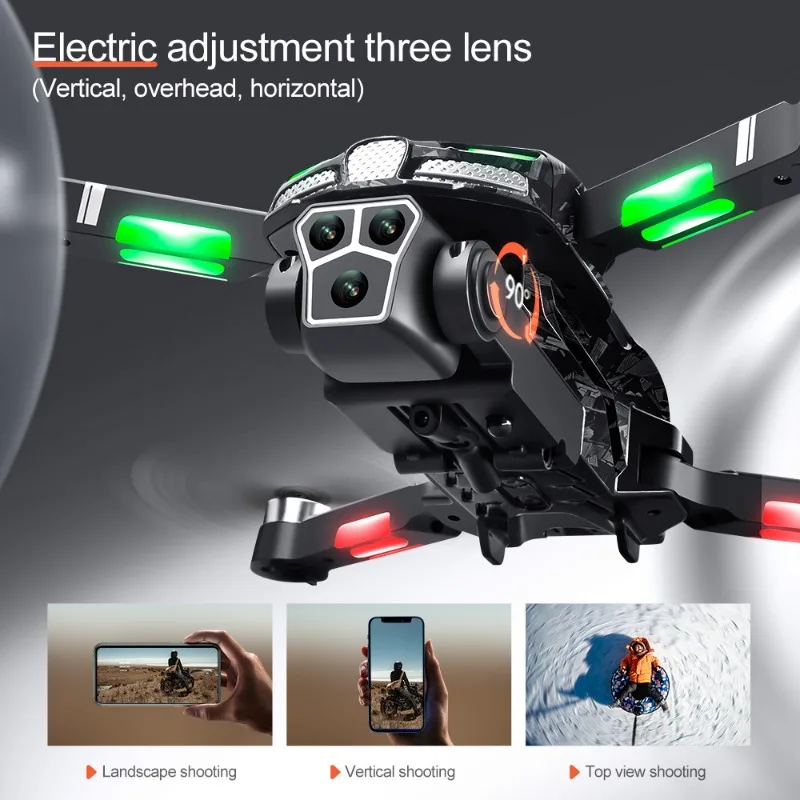 New V186 Pro Drone Professiona - Drone Gimbal 2 Axis recension och pris