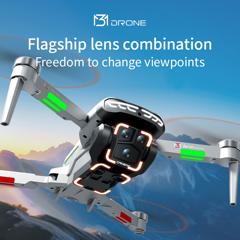 M3 Professional Drone 4K HD Ae - Drone Gimbal 2 Axis recension och pris