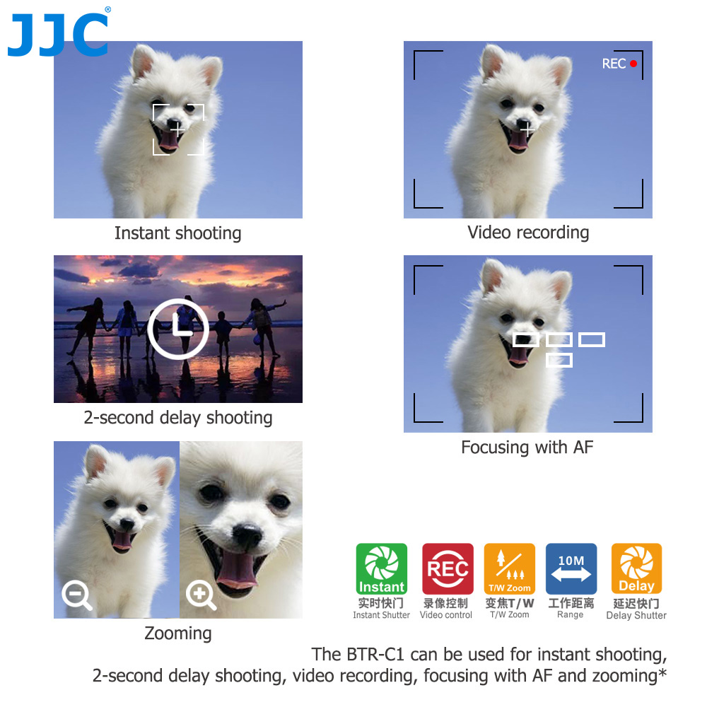 JJC BR-E1 Bluetooth Remote Con - Canon Camera Eos M50 Mark Ii recension och pris