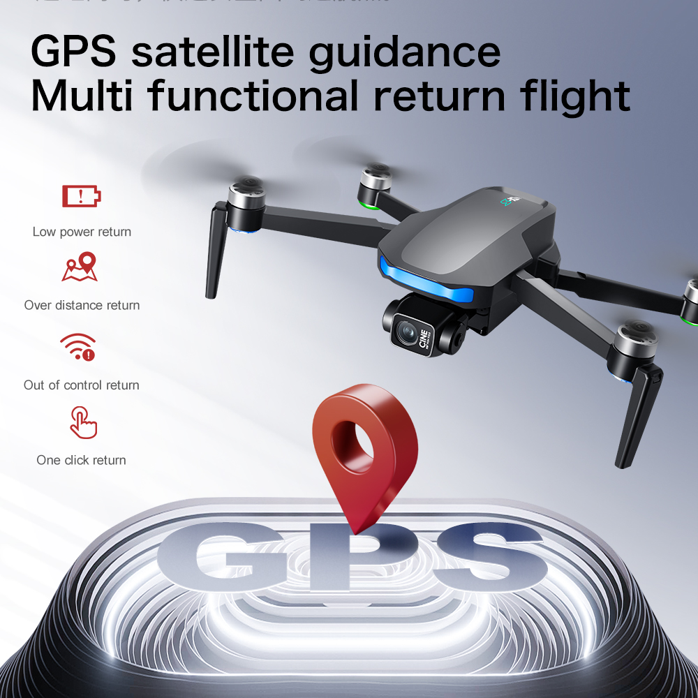 New S-X1 MAX Drone GPS 8K Prof - Drone Gimbal Mount recension och pris